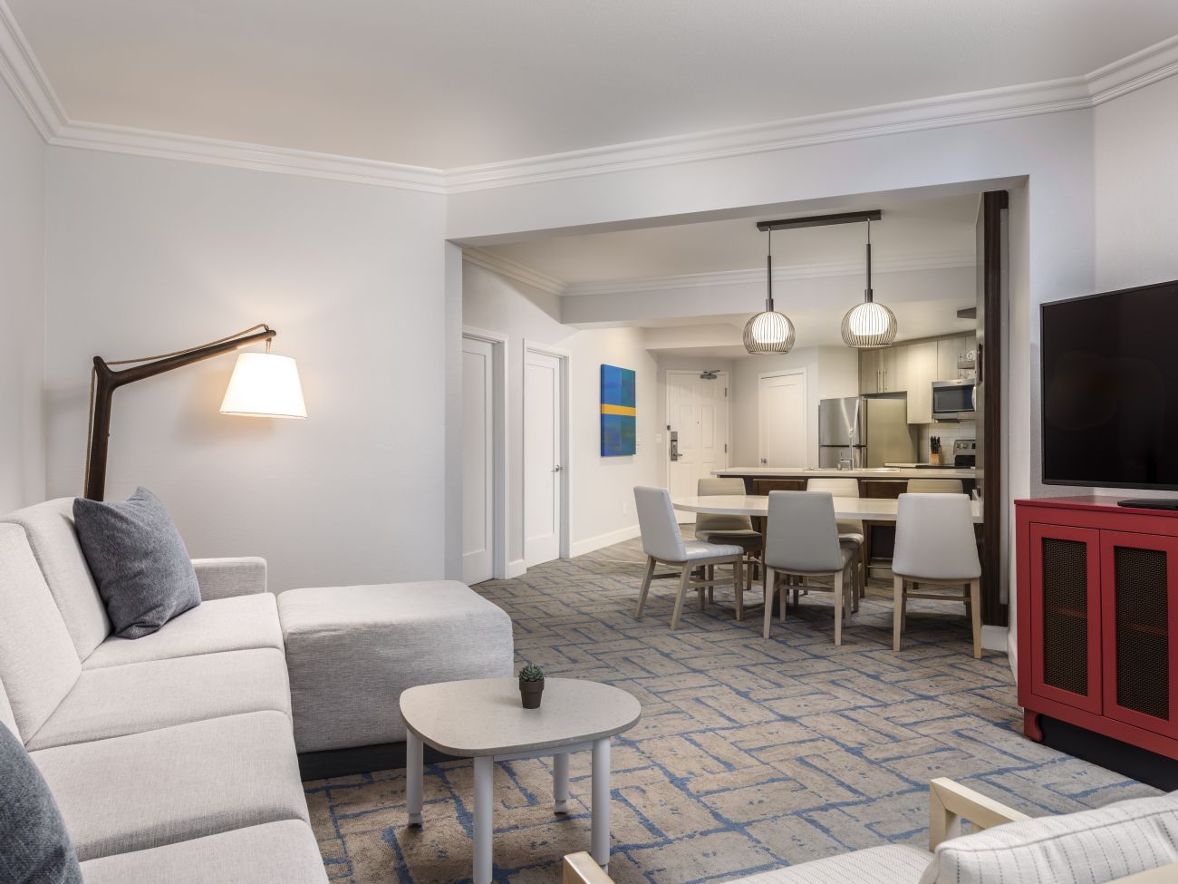 Living Room and Dining Room